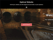 Tablet Screenshot of optimalwebsite.co.uk